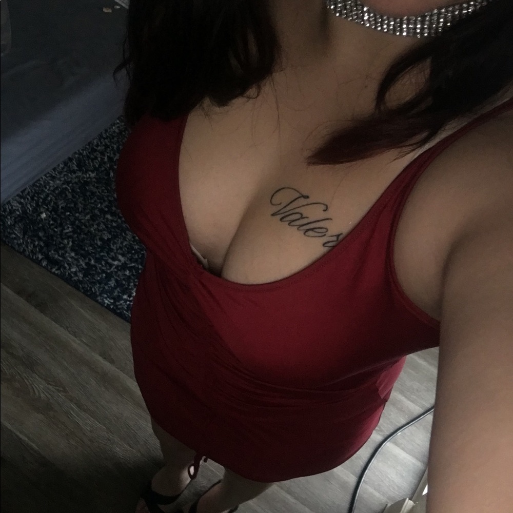 Fashionova red skin tight dress